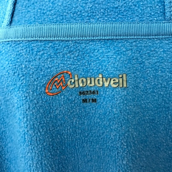 Cloudveil Hoodie Blue Medium Full Zip - Picture 7 of 8
